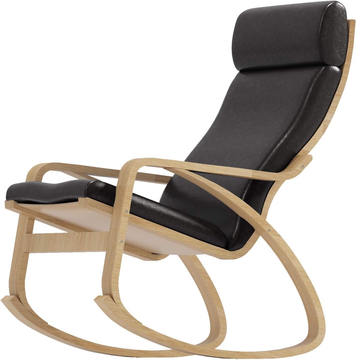 Fauteuilhoes - Zwart - Imitatieleer - Vervangende Stoelhoes voor Fauteuils