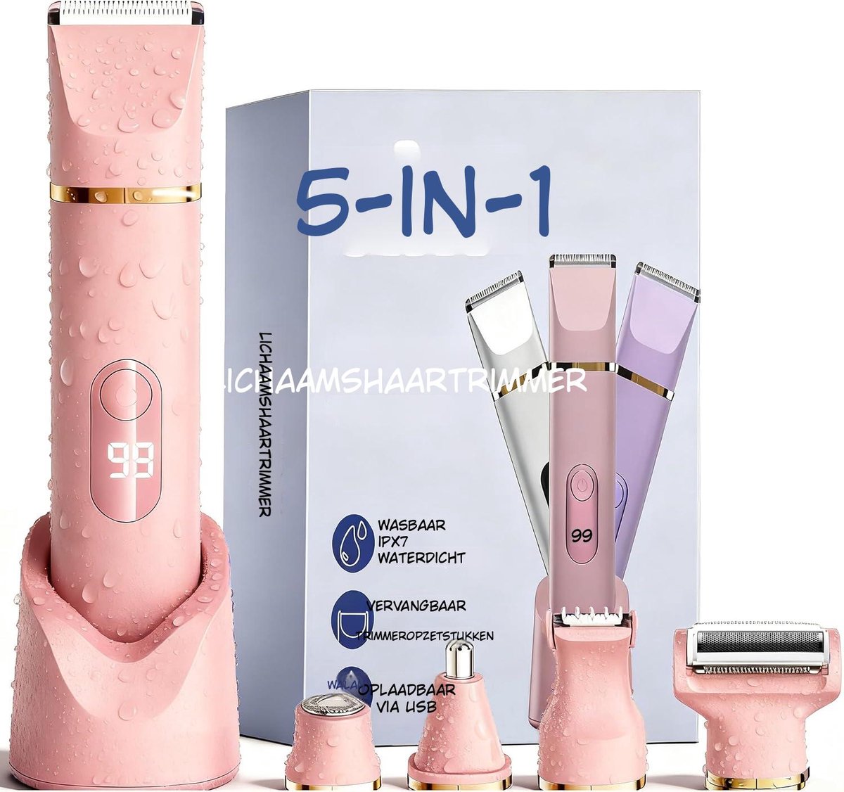 Kavo Ladyshave - Ladyshaves Voor Vrouwen - Ladyshaves - Roze - 19cm x 16cm x 6cm