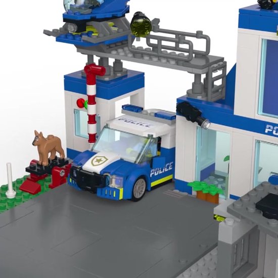 LEGO 60316 City Politiebureau Helikopter Speelgoed Set