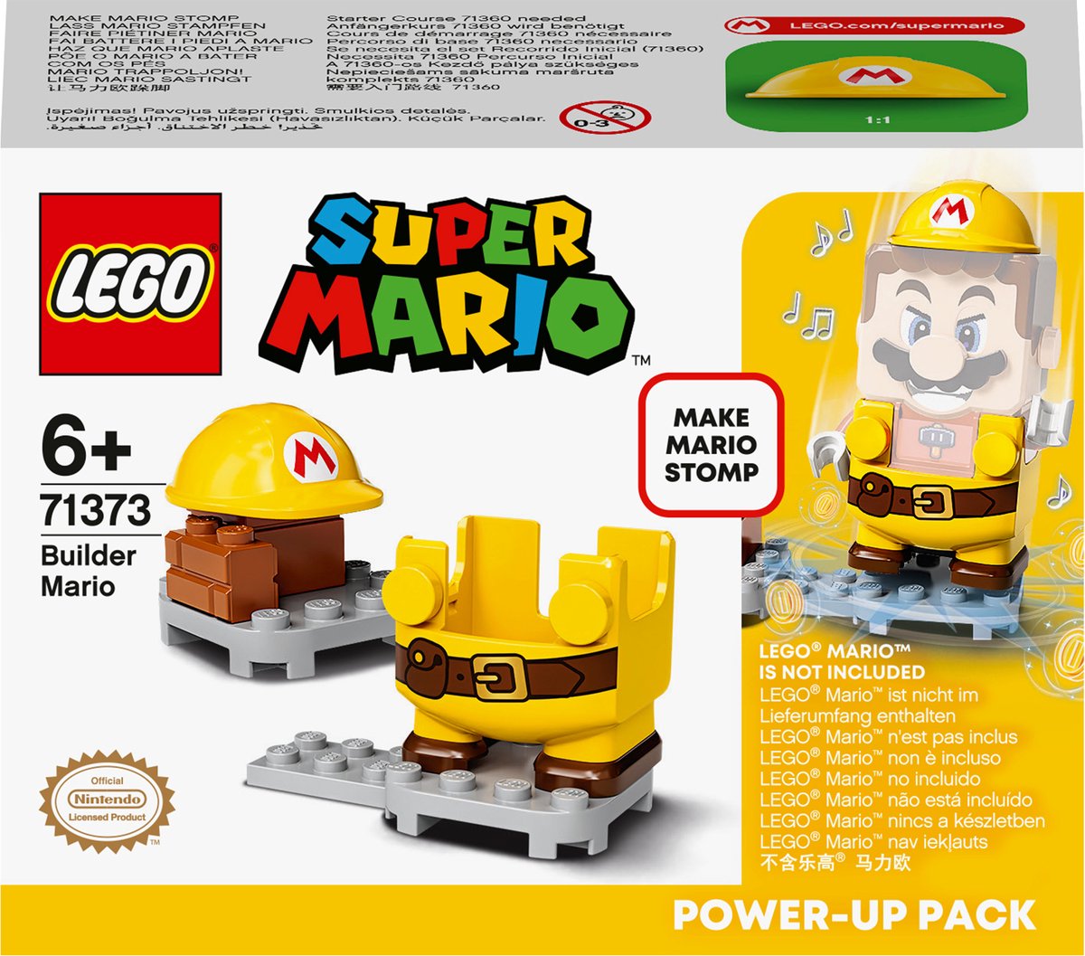 Bol.com LEGO Super Mario Power-uppakket: Bouw-Mario 71373 aanbieding
