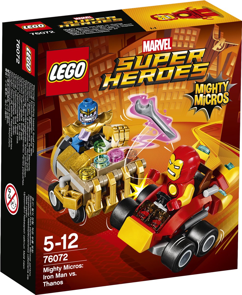 Marvel Avengers Mighty Micros: Iron Man vs. Thanos
