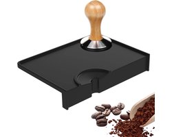 Siliconen Tamping Mat voor Espresso, Barista Accessoire met Randbescherming en Strainer Houder, Ideaal voor Koffieliefhebbers en Professionele Barista's