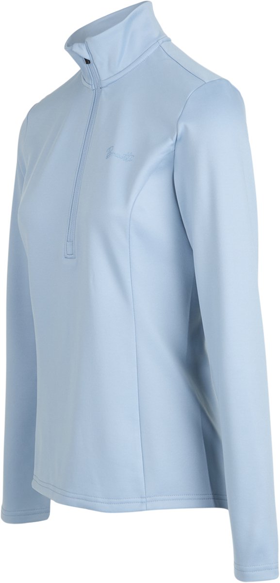 Brunotti Heronne Snow Fleece Dames Pale Fleece Vest Wintersport Kleding Tricot Fleece Blauw