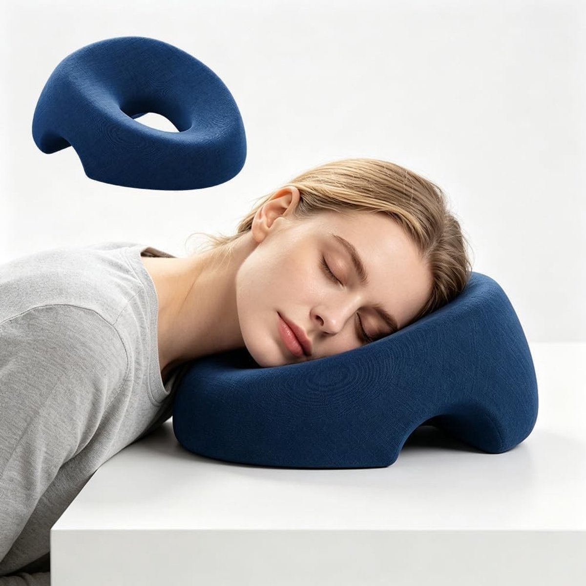 U-vormige Massage Hoofdkussen voor Massage Stoelen, Spa's, Kantoor en Schoonheidssalons - Comfortabel en Ondersteunend