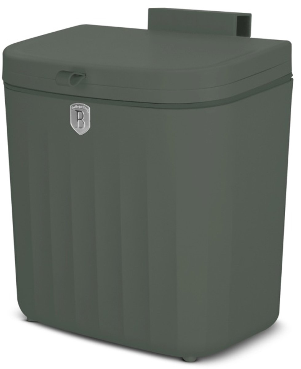 Hangende afvalbak 7 l Matte Green Collection