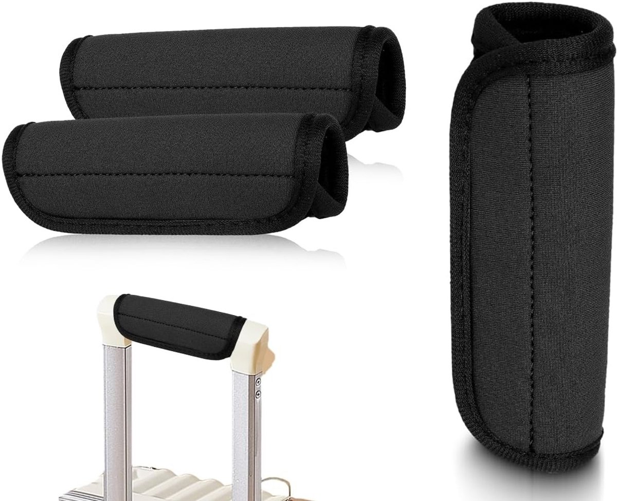 Set van 2 comfortabele en verwijderbare handvatcovers voor bagage - Bescherm je koffers met stijl en functionaliteit