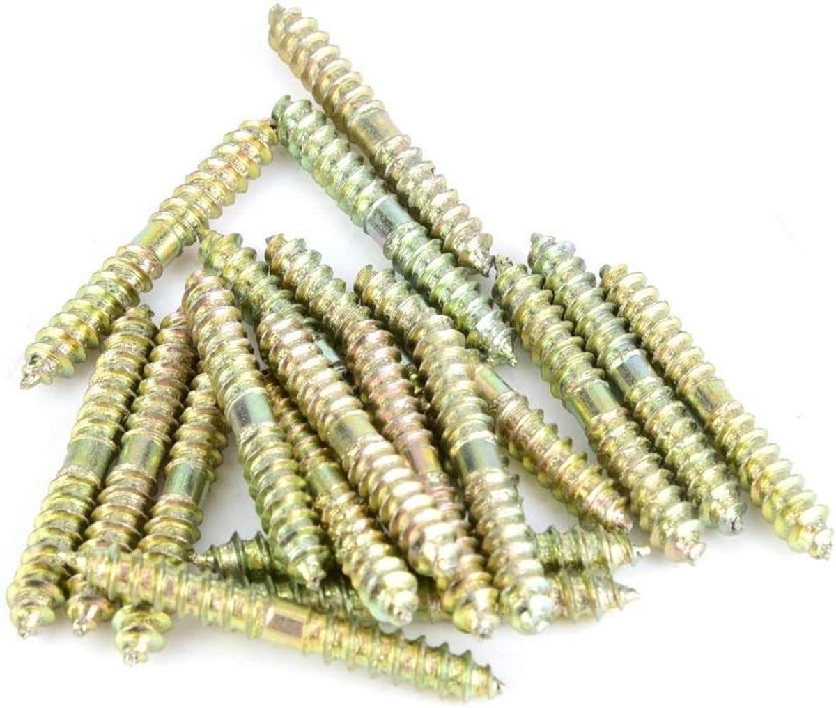 20-pack plugschroeven voor houtverbindingen - zelftappende schroeven, meubelconnectoren en schroefdraadstangen 5 x 40 mm