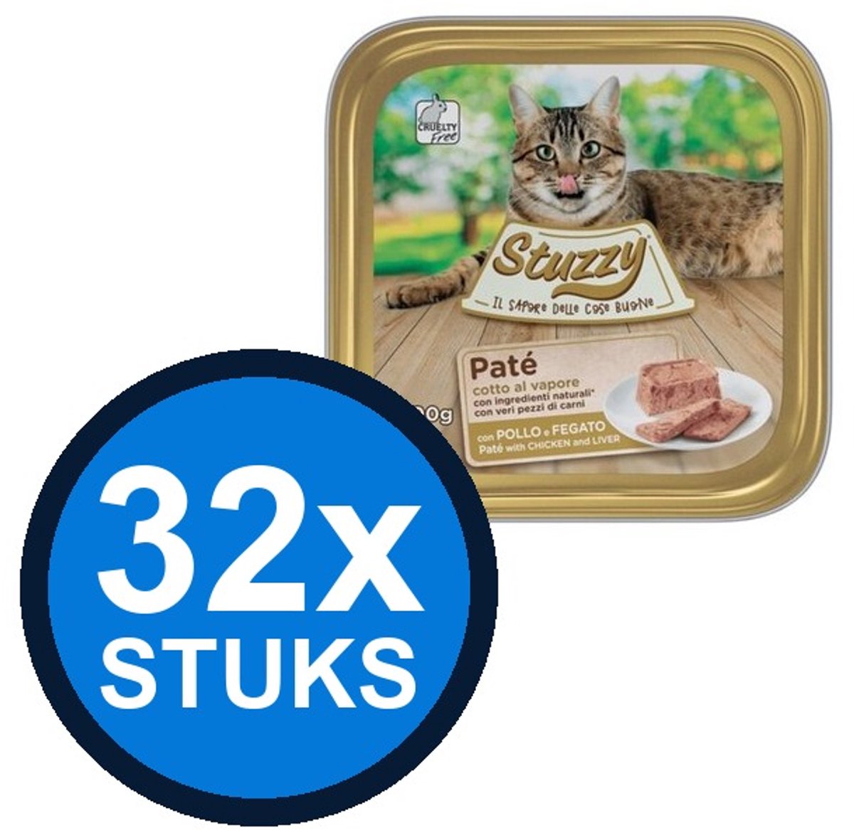 32x Stuzzy Kat Paté kip lever 100gr