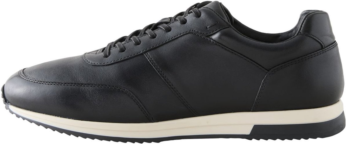 Next - Heren - Nette leren sneakers - Zwart