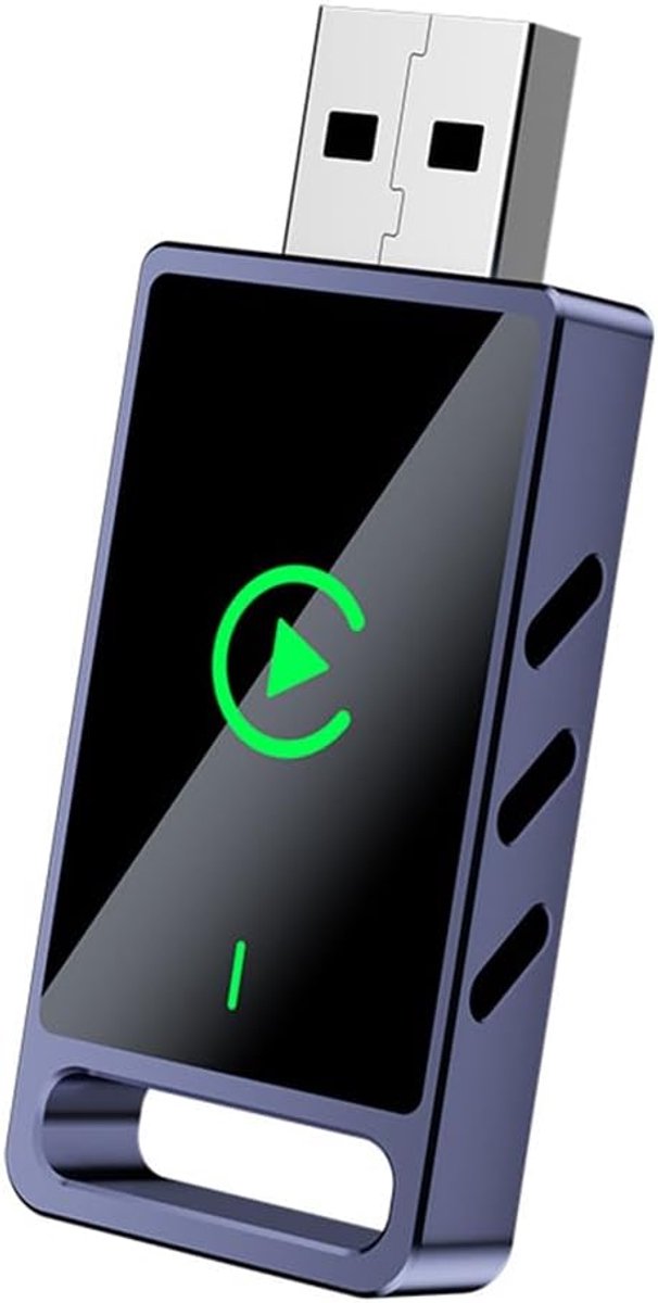 Draadloze CarPlay 2-in-1 AI-box Android Auto USB-autodongle Bluetooth WiFi voor auto's met bedrade CarPlay/Android Auto Plug and Play