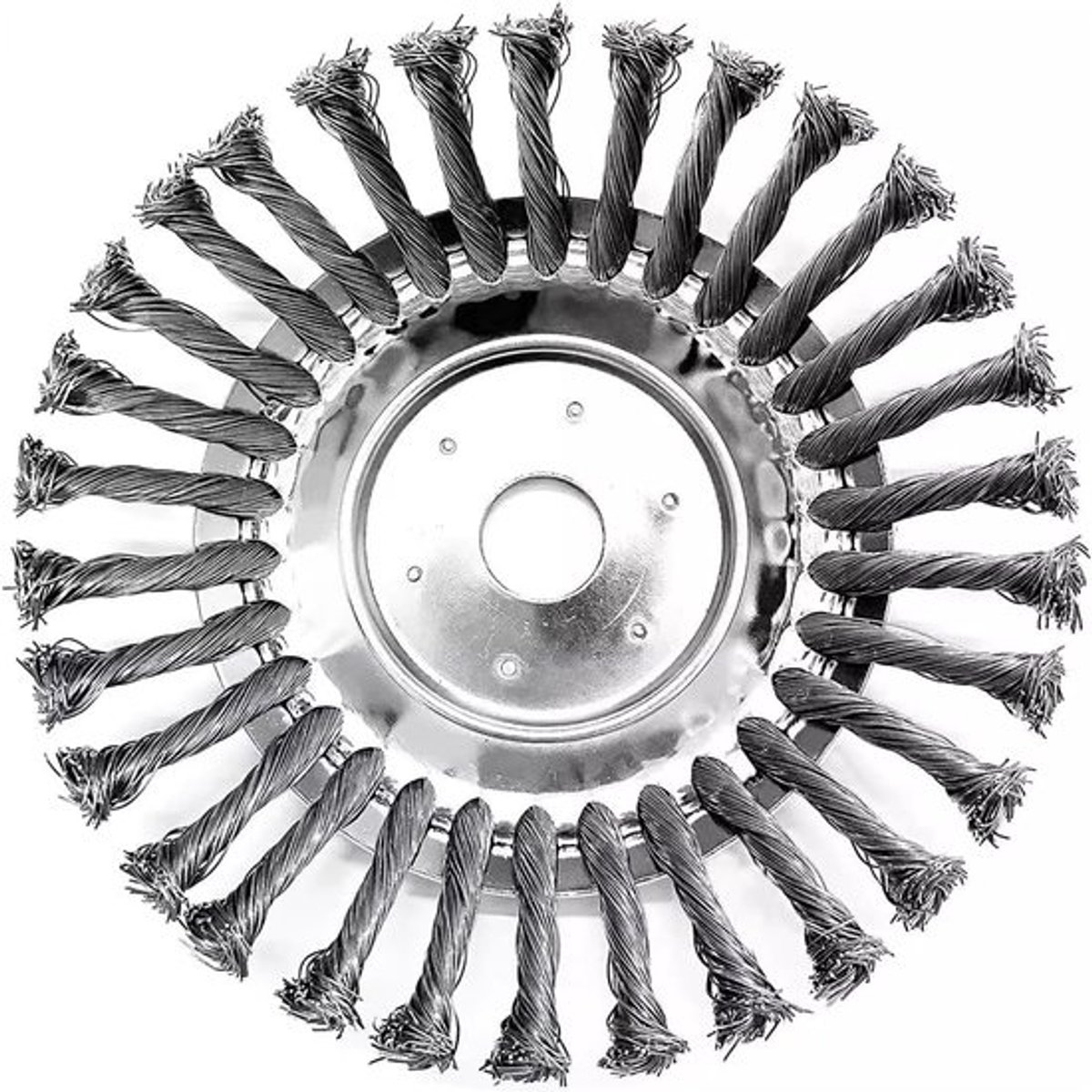 Onkruid Trimmer Hoofd - Staaldraad Borstel - Gras Trimmen - Eenvoudige Installatie - 8 Inch Diameter