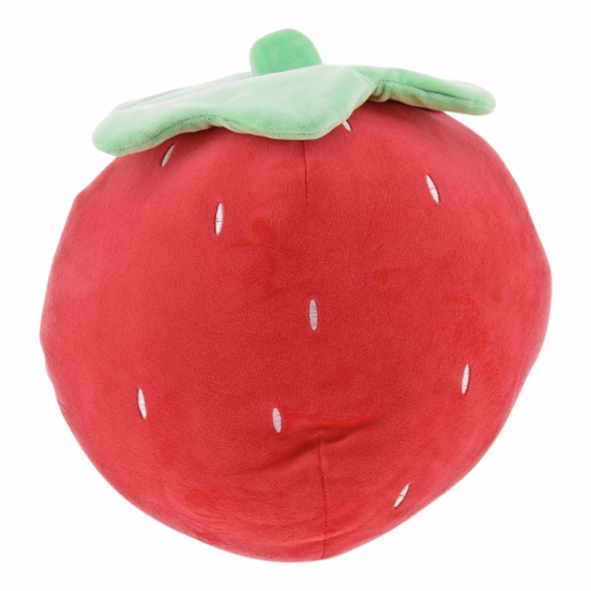 Unique Living kussen Tropic Icons strawberry rood 30 cm