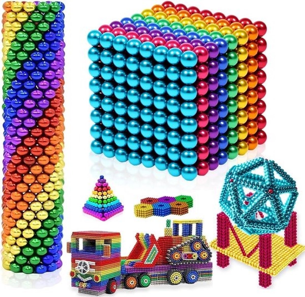 Casalora® 216-delige 3D Bouwpakket - Bouwstenen Set voor Kinderen en Volwassenen - Educatief Montage Speelgoed - 3D Puzzel Modelbouw - Creatief Cadeau voor Verjaardag en Kerst