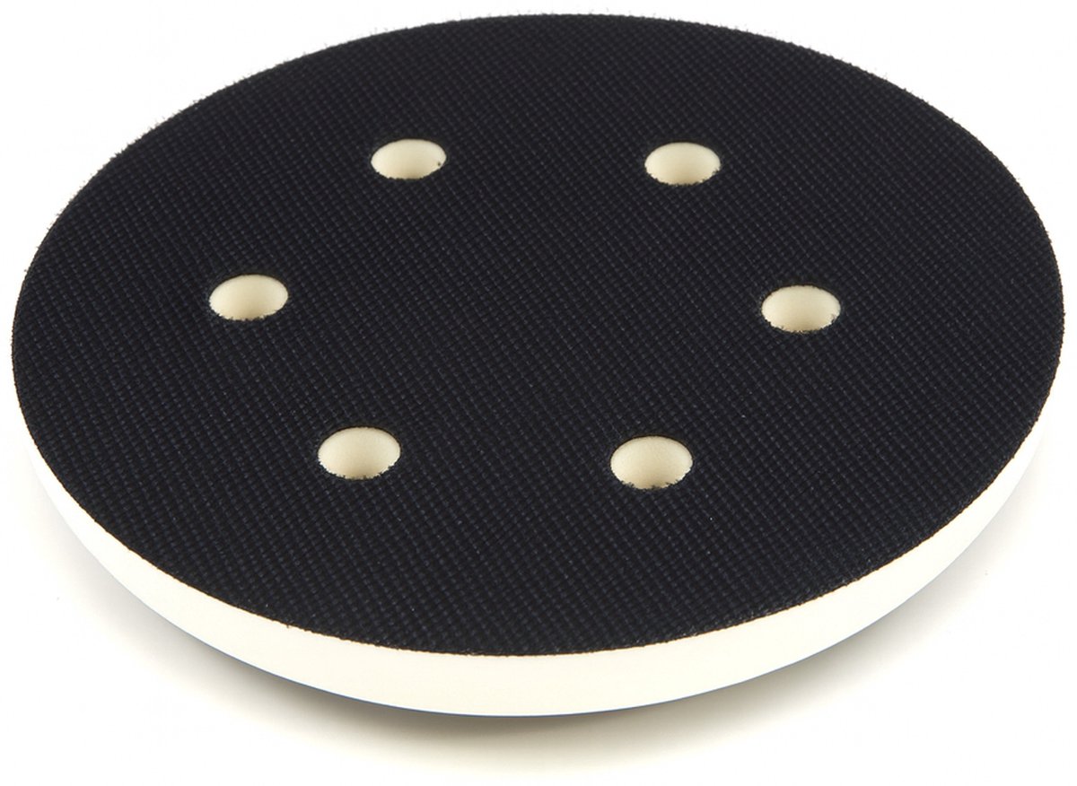 HBM Schuurpad 150 mm met Afzuiggaten voor Metaal en Hout