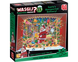 Wasgij Christmas 15 - Santa's Unexpected Delivery! - puzzel van 1000 stukjes