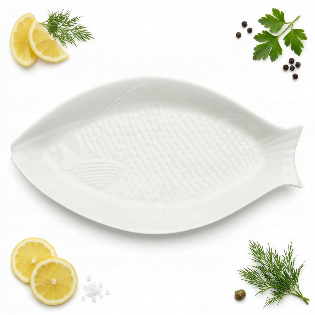 Porseleinen Visborden 31.2 cm - Elegant en Duurzaam