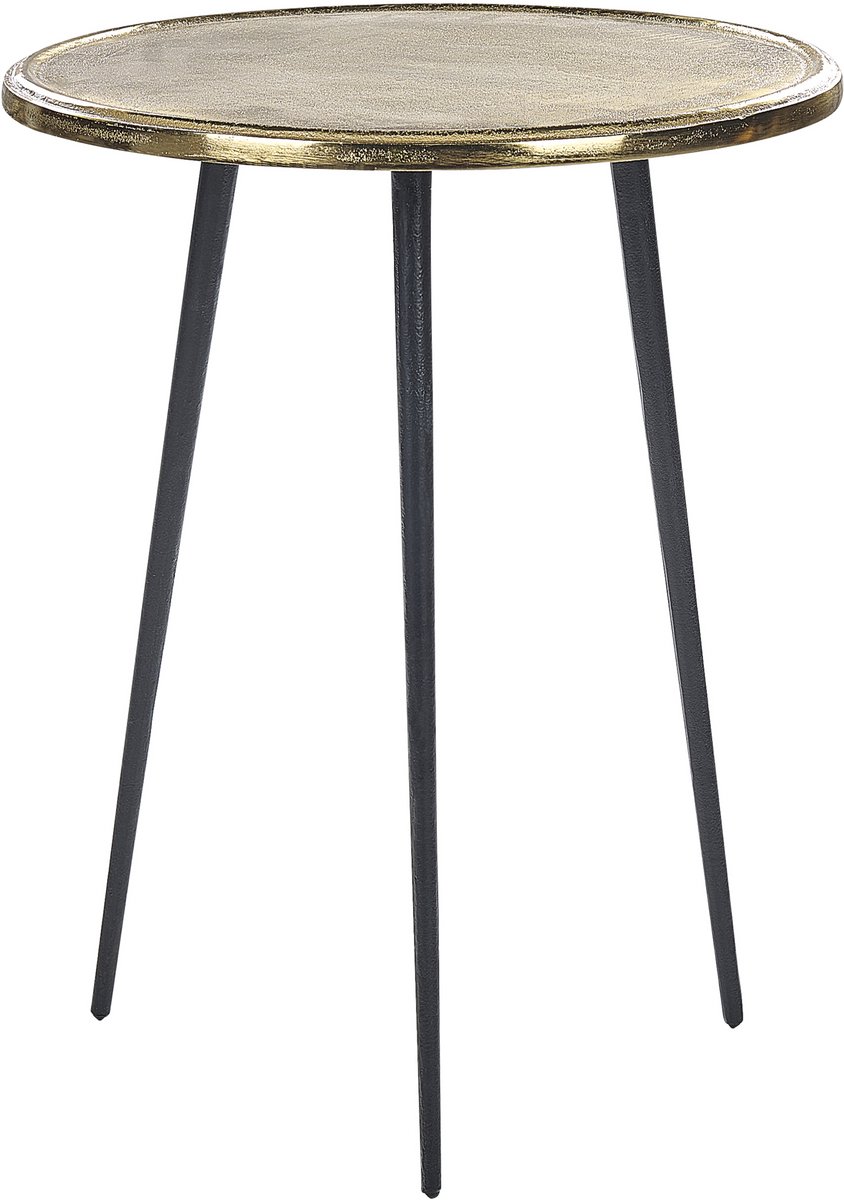 Beliani TELFER - Bijzettafel - Goud - Aluminium