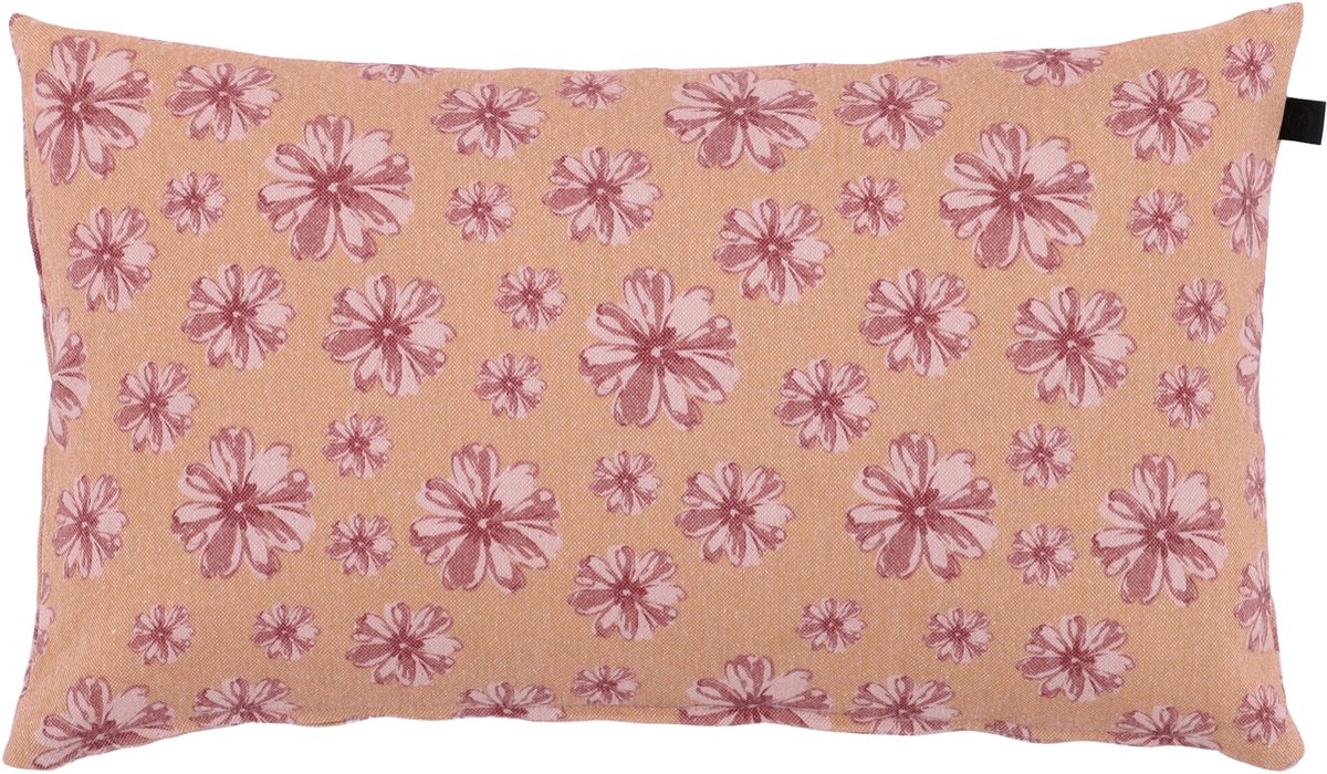 Overseas Flowie Sierkussen - 30 x 50 cm - Blush