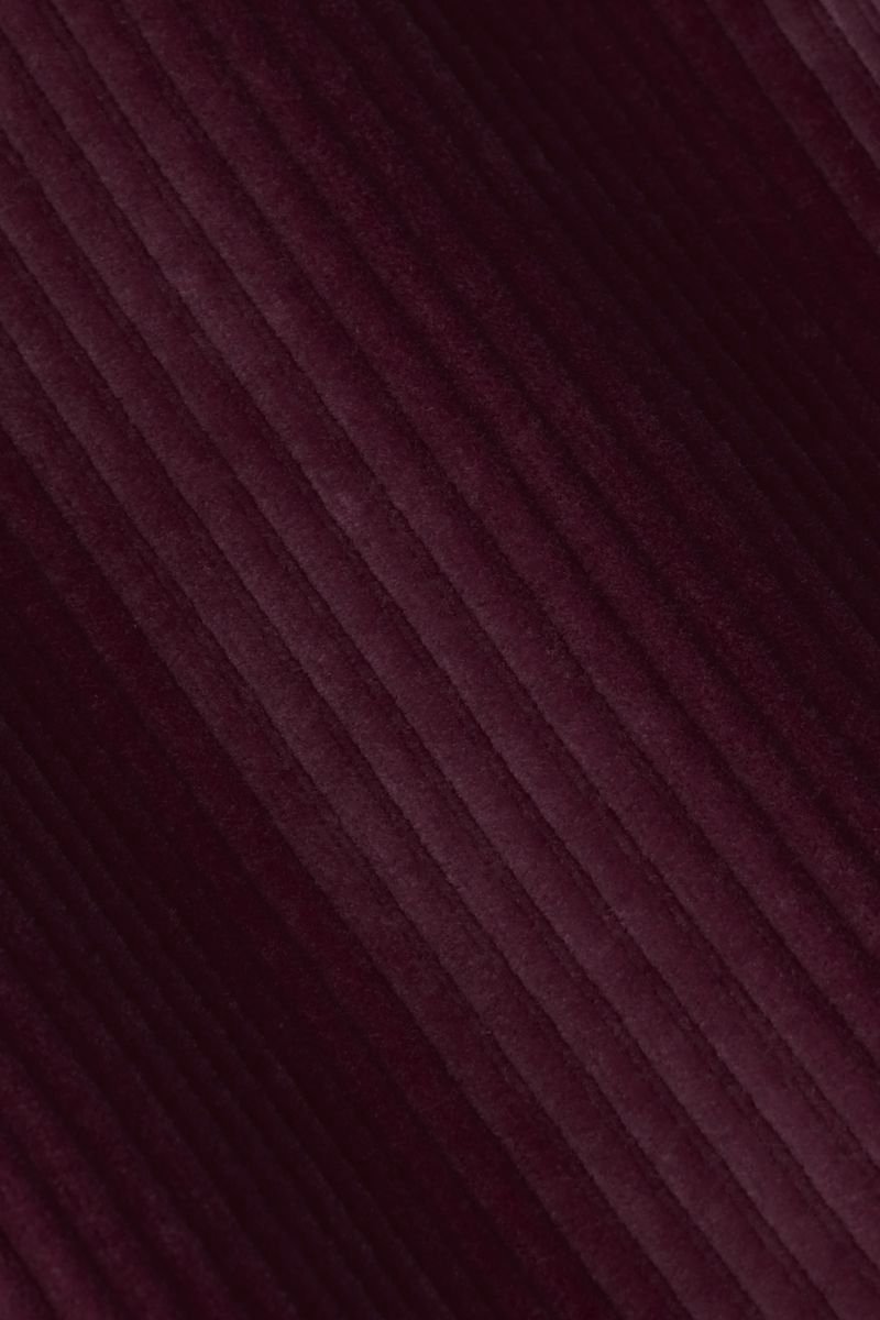 Sissy-Boy - Donkerrode velvet wide leg legging