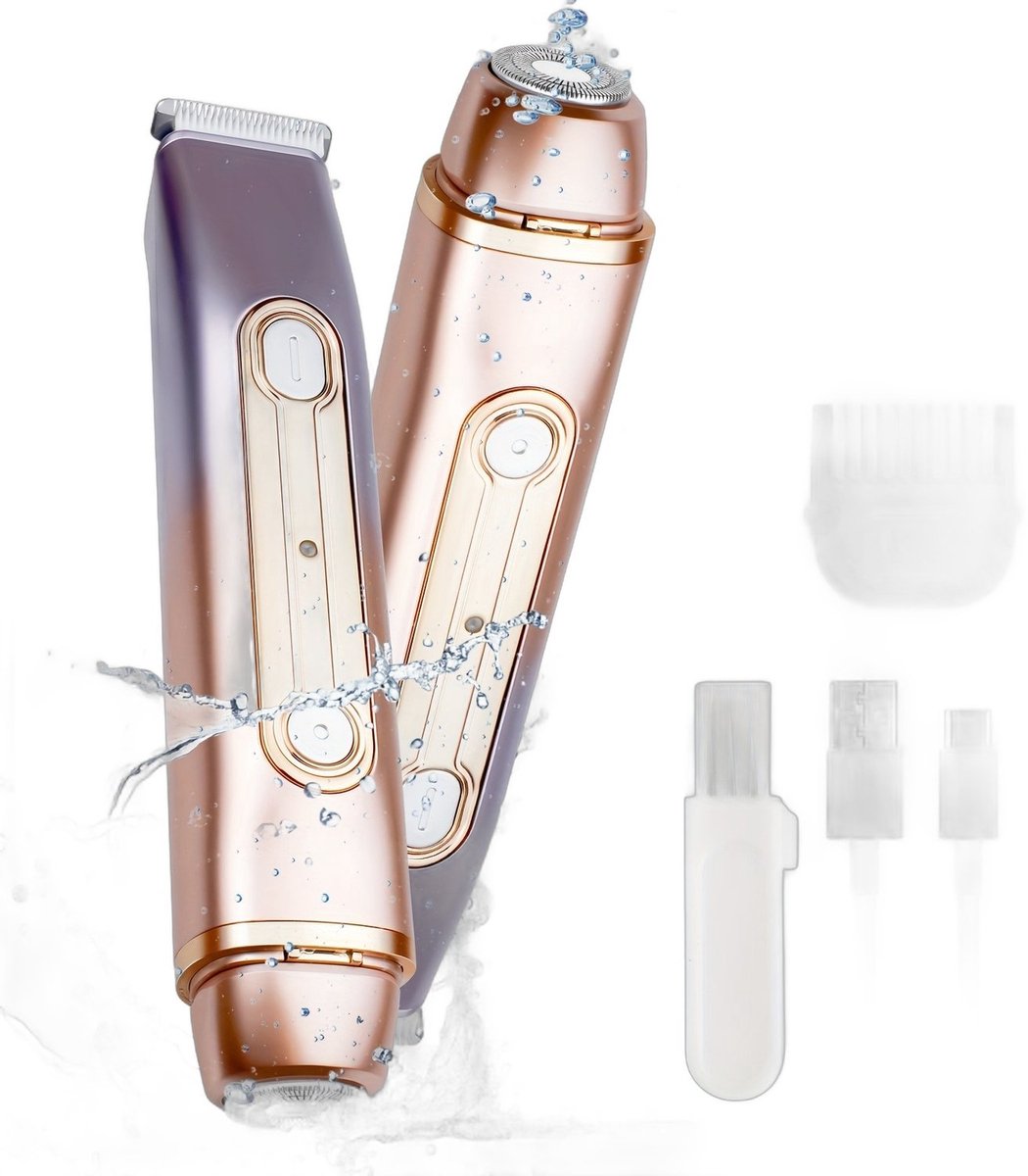 Currero Foil Shaver - Scheerapparaat Mannen - Hoofd Scheerapparaat - Head Shaver - Tondeuse met Trimmer - Lichaam en Baard - Oplaadbaar