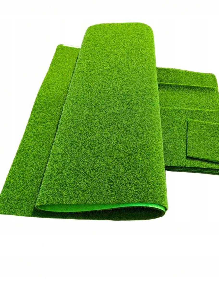 Decoratieve Kunstgras Mat 15x15 cm - Groen