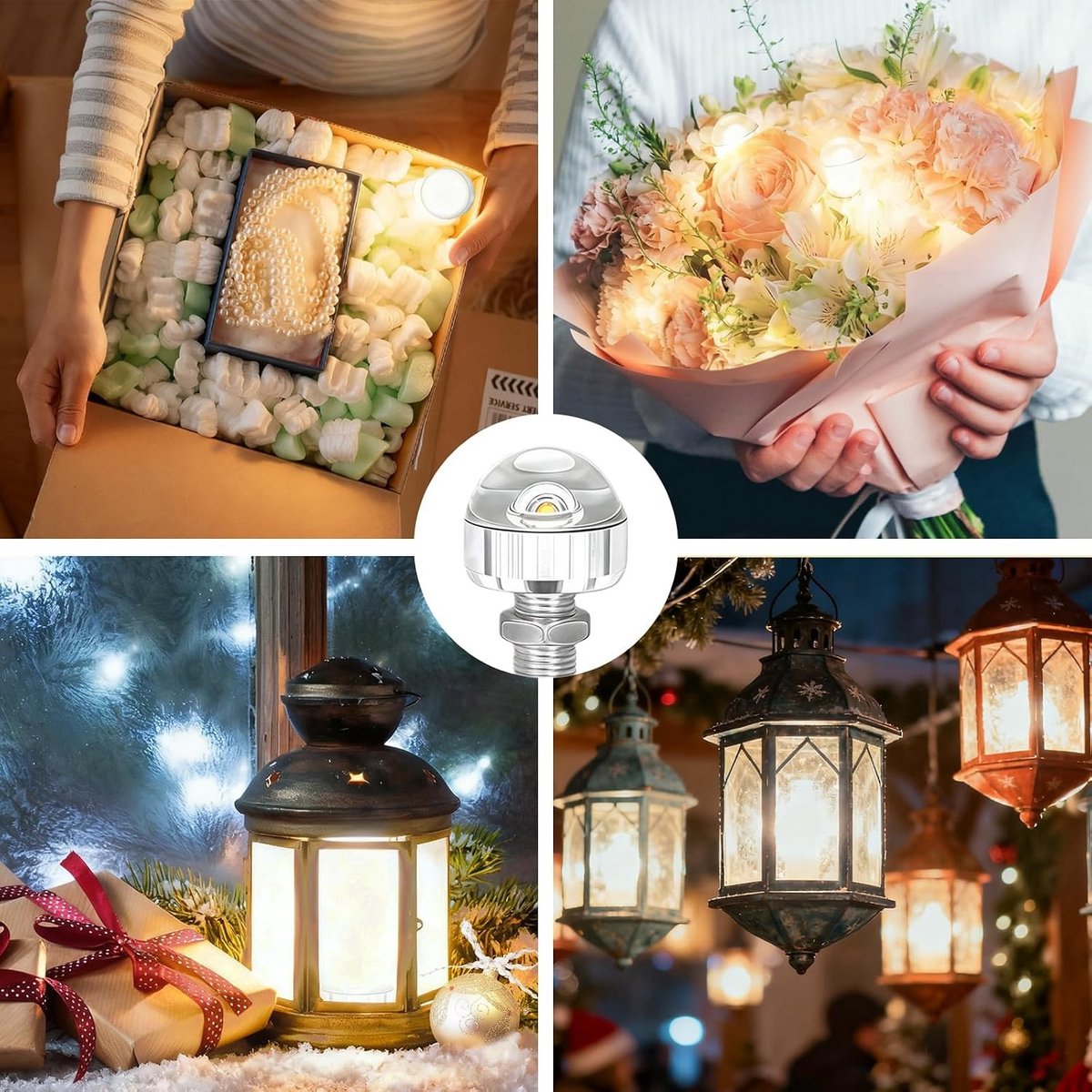 Romantische warme witte LED verlichting voor poppenhuisdecoratie, vitrinekasten en DIY-projecten met micro LED's