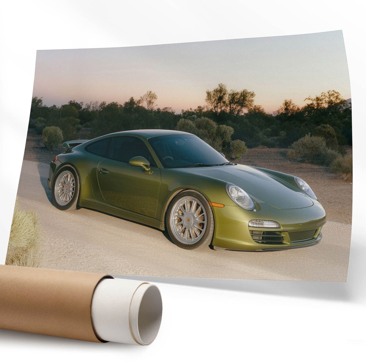 Coloray Polycanvas Wandposter - Vrouw In Het Water, Fotografie - 594 x 840 mm - Zwart-wit Patroon - Rechthoek - Interieurdecoratie - Kantoor - Klassiek