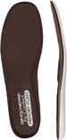 Bruine binnenzolen van Skechers, met 'Air-Cooled Memory Foam' tekst.