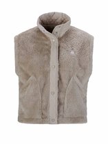 BJØRNSON Elino Coral Fleece Bodywarmer Dames - Zacht - Maat 40 - Zand