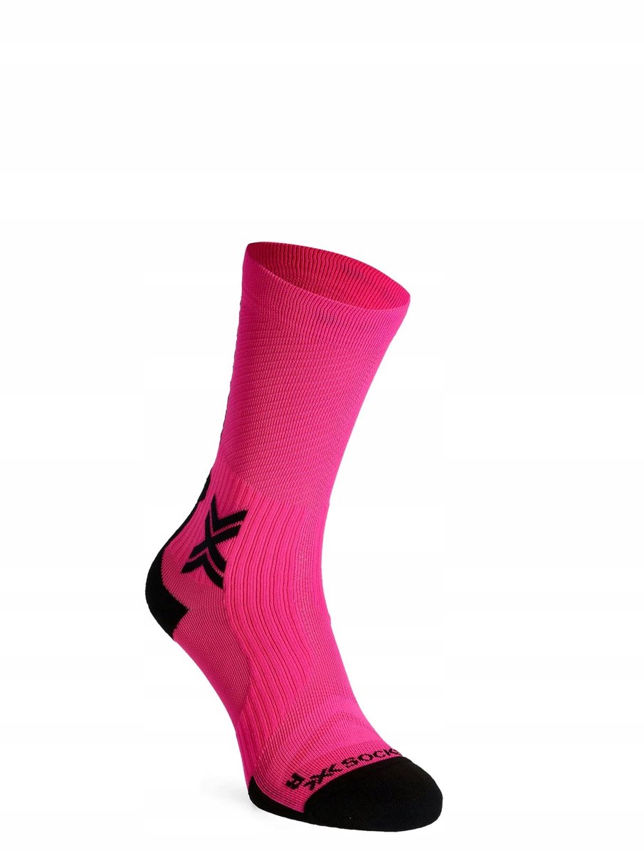 Merkloze Fietssokken Fluor Zwart