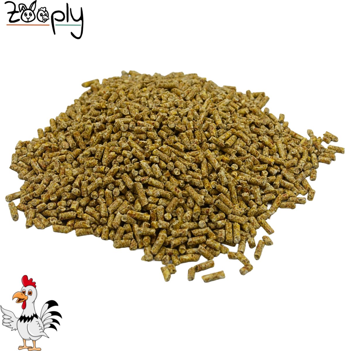 Zooply Premium Kippenkorrel - Kippenvoer - Duitse kwaliteit - Voor volwassen kippen - 12,5 kg