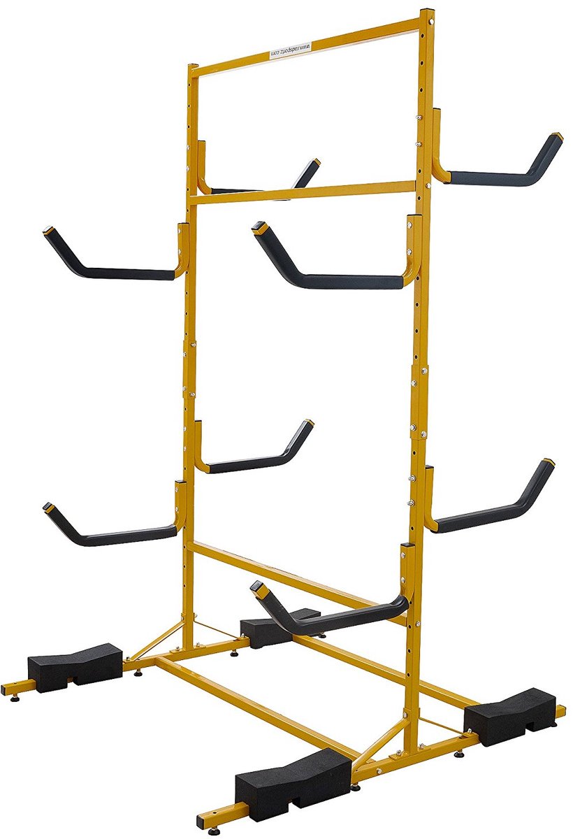 Kano Kayak opbergrek, display stand ski supboard rek vrijstaand binnen buiten