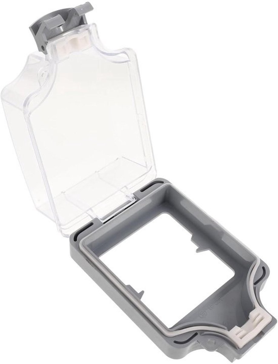 Stopcontact Afdekking Buiten - Waterdichte Stekker Beschermer - Stopcontacten Beveiligen - Spatwaterdichte Deksel - 16.5 x 10.2 x 6.5 cm