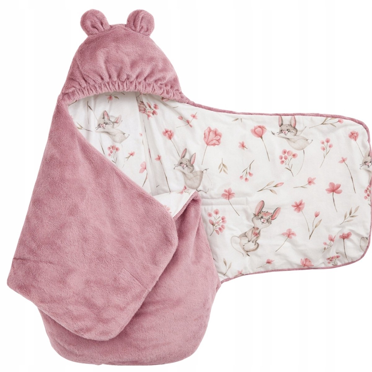 Warm Baby Wikkeldeken voor Autostoel & Kinderwagen - Katoen & Pluche
