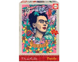 Educa - puzzel - 500 stuks - Viva la Vida, Frida Kahlo