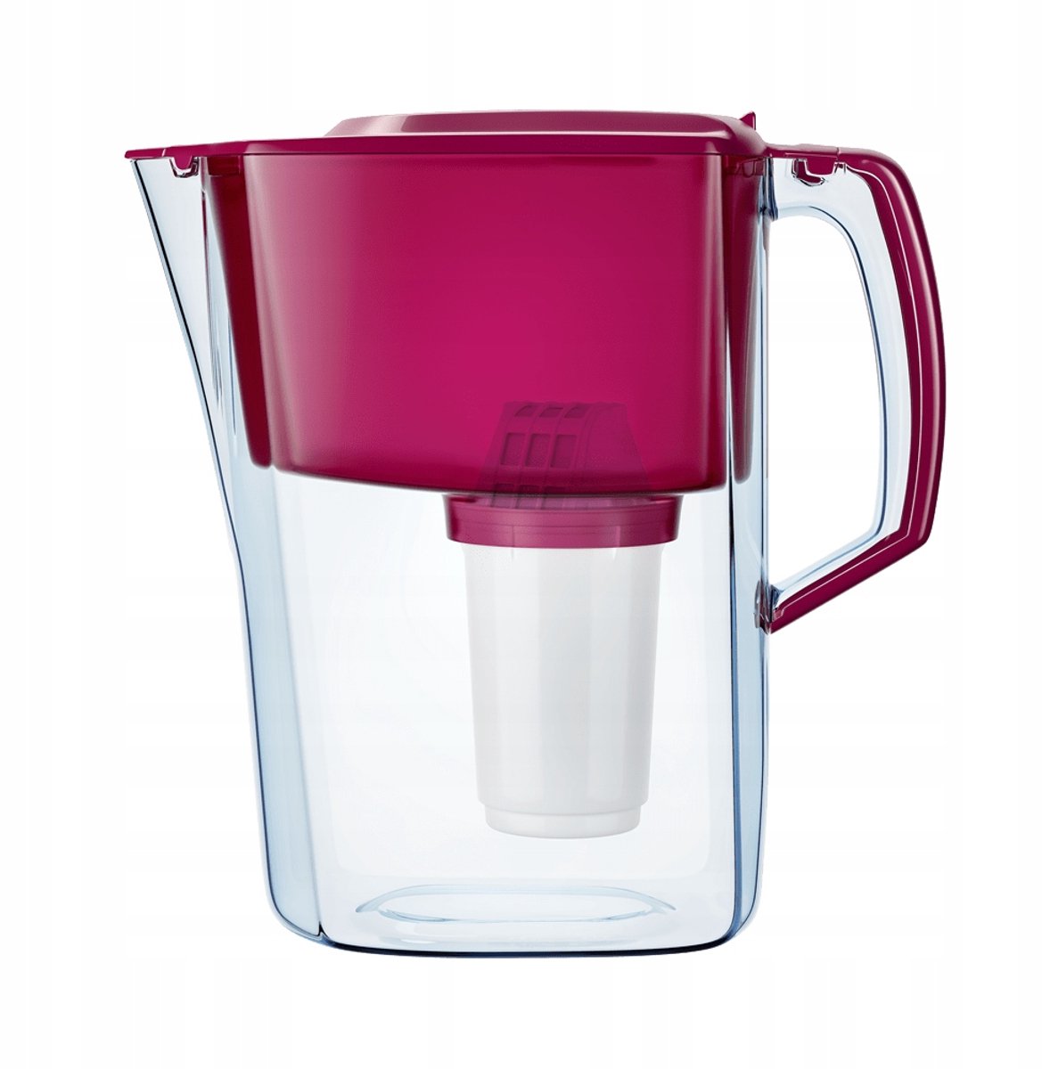 Aquaphor Atlant XL 4L waterfilterkan - 9 patronen, kersenrood