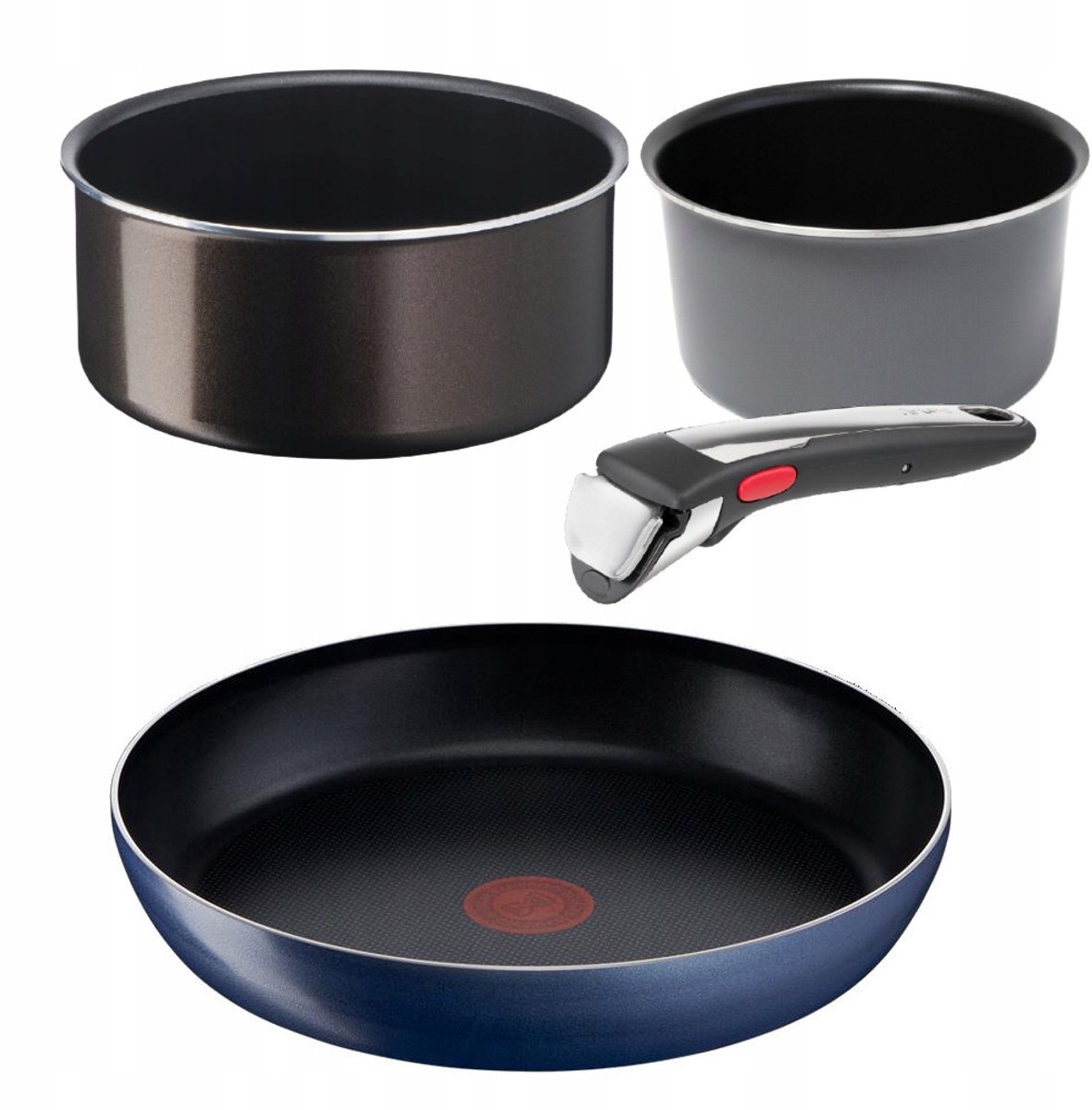 Ingenio Pannenset met Afneembare Steel - 3 Pannen & Steel