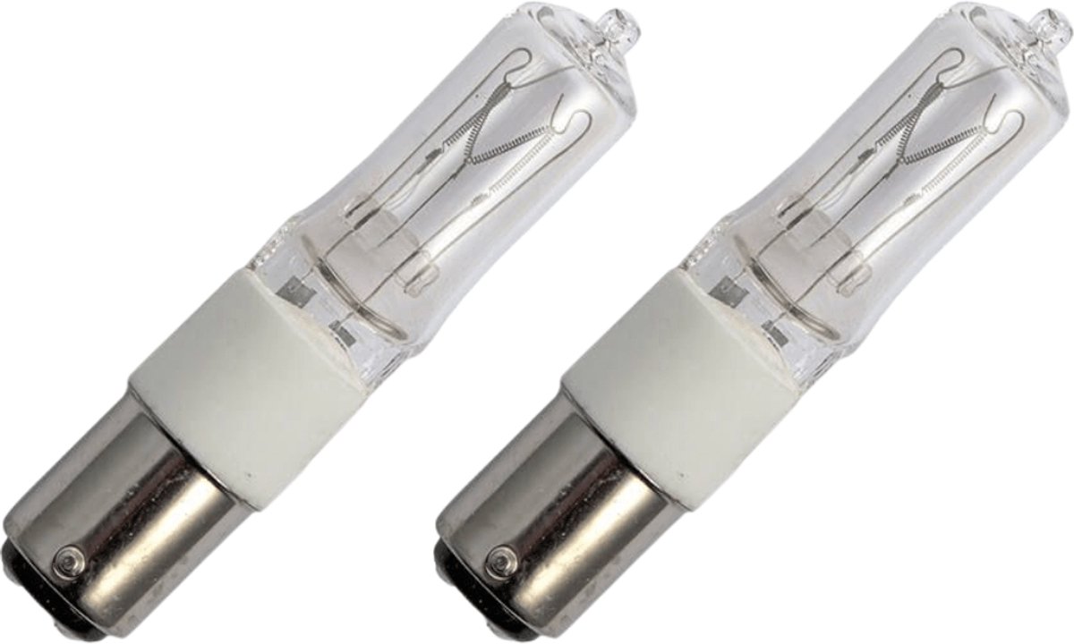 Halogeenlamp buisvormig | Ba15d | Helder | 15mm | 100W | Huismerk | vervangt Halolux