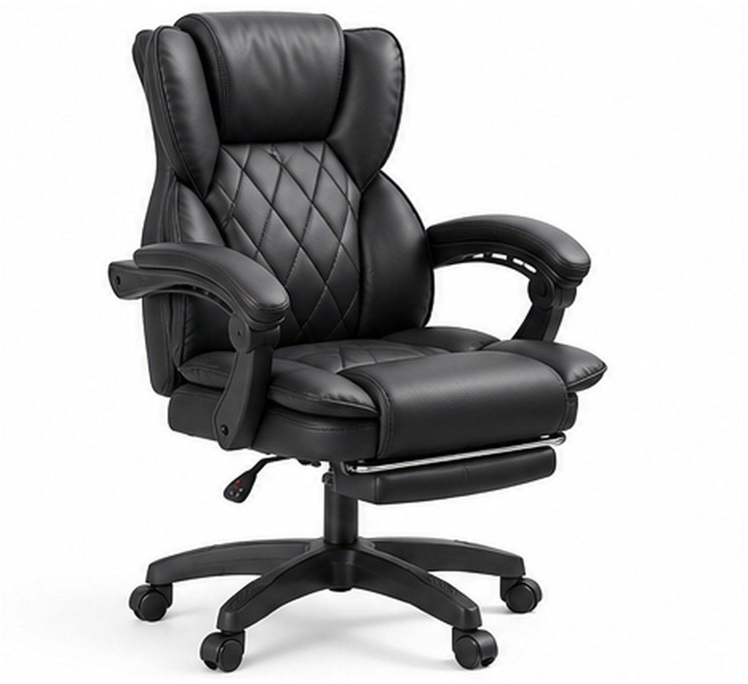 LOZINA Ergonomische bureaustoel - 116 x 65 x 65 cm - Zwart