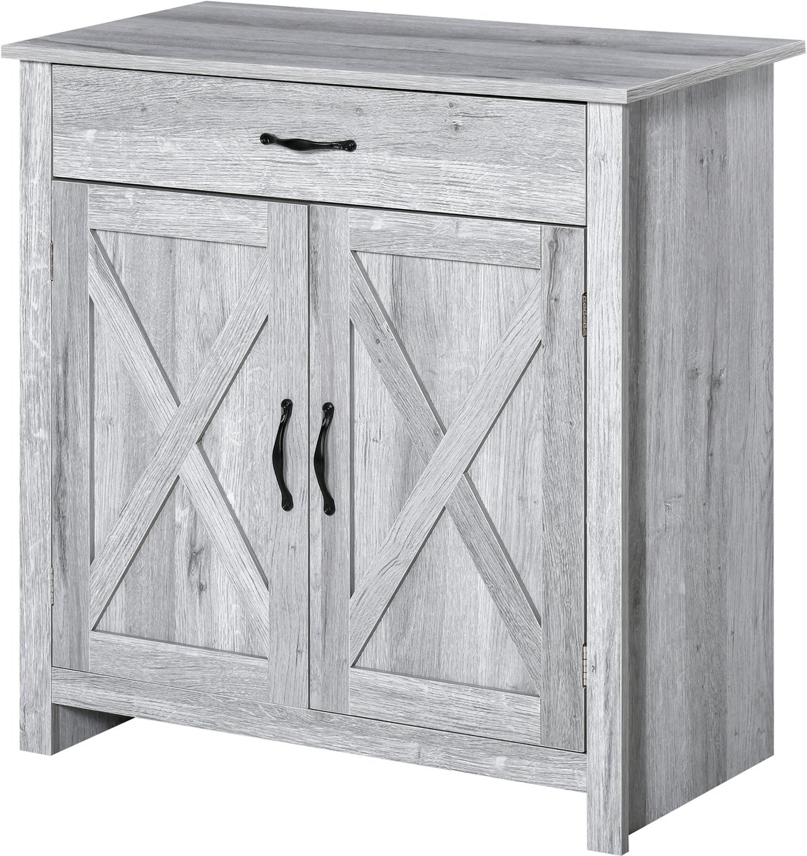Dressoir voor de woonkamer - opbergmeubel met lade - 2 schuifdeuren en verstelbare plank - dressoir voor de eetkamer en