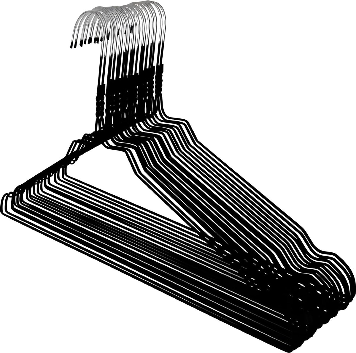 Draadhanger 2.30 mm – Metalen Kledinghanger – 40 cm – Set van 50 – Ruimtebesparend