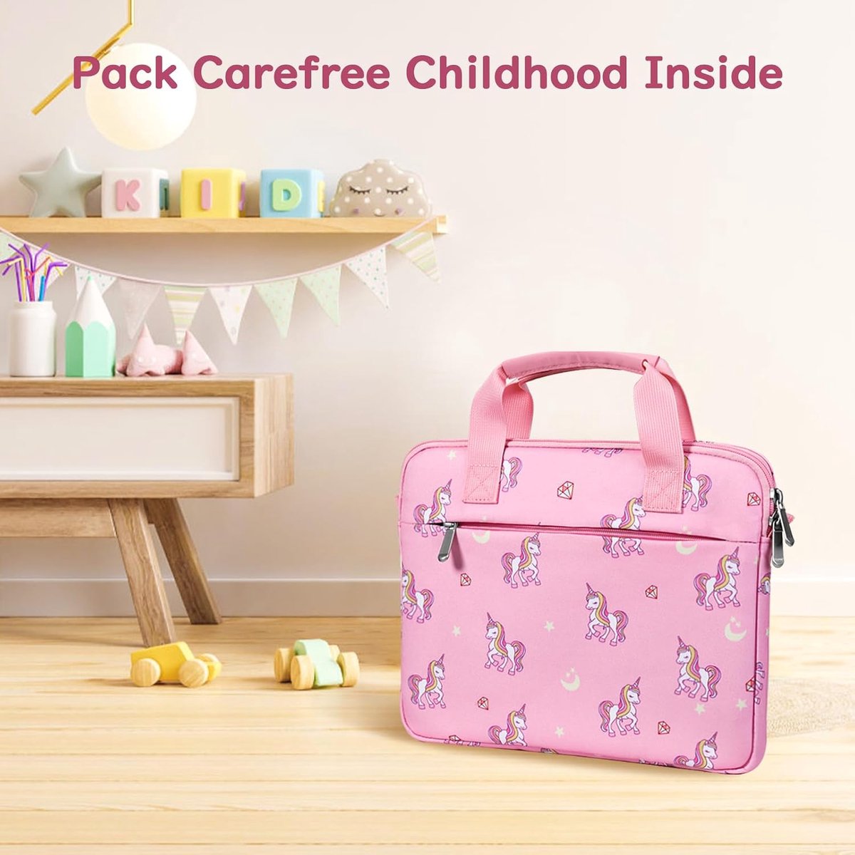 10.5 Inch Tablet Bag for Kids, Portable Tablet Carrying Case