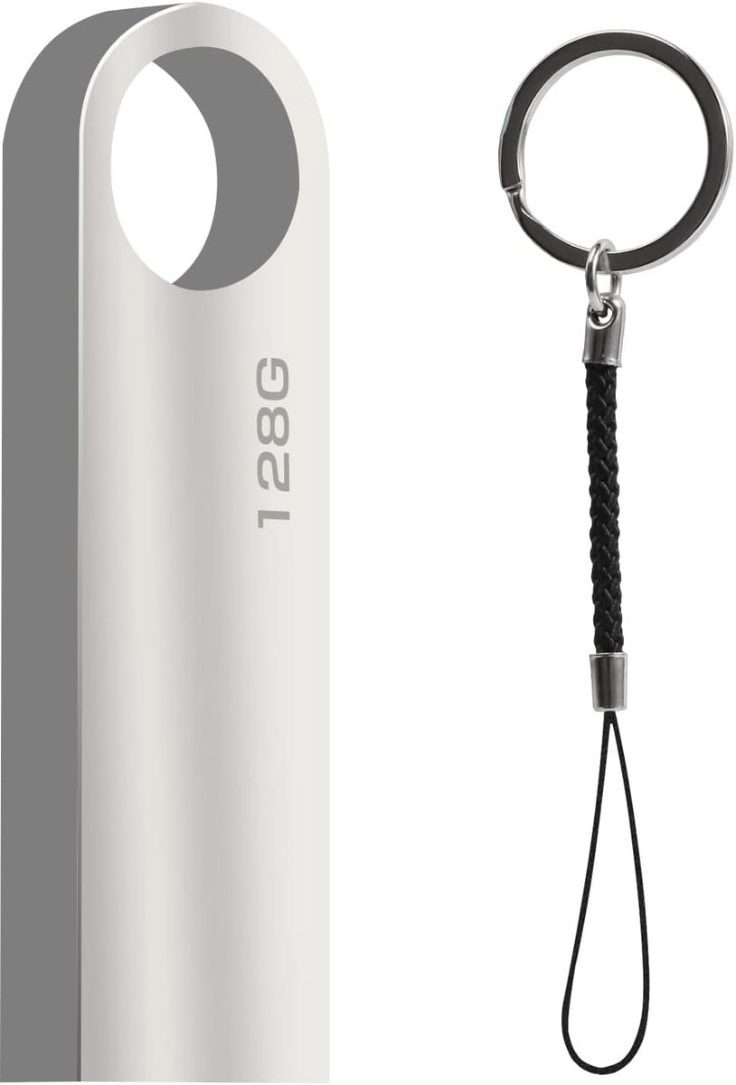USB-Stick 128 GB, Grappige Waterdichte Geheugenstick Voor School, Kantoor, Auto, PC, Laptop
