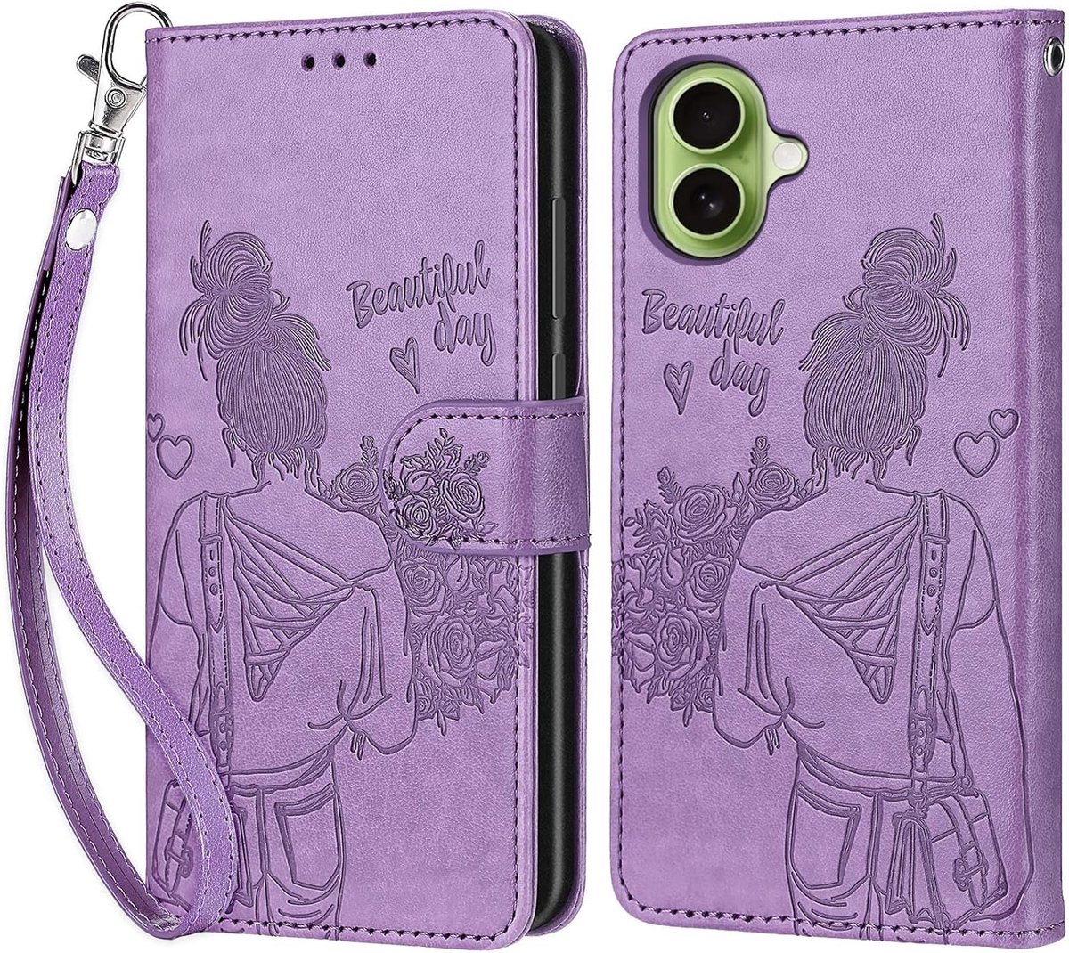 Telefoonhoesje voor iPhone 17, paars