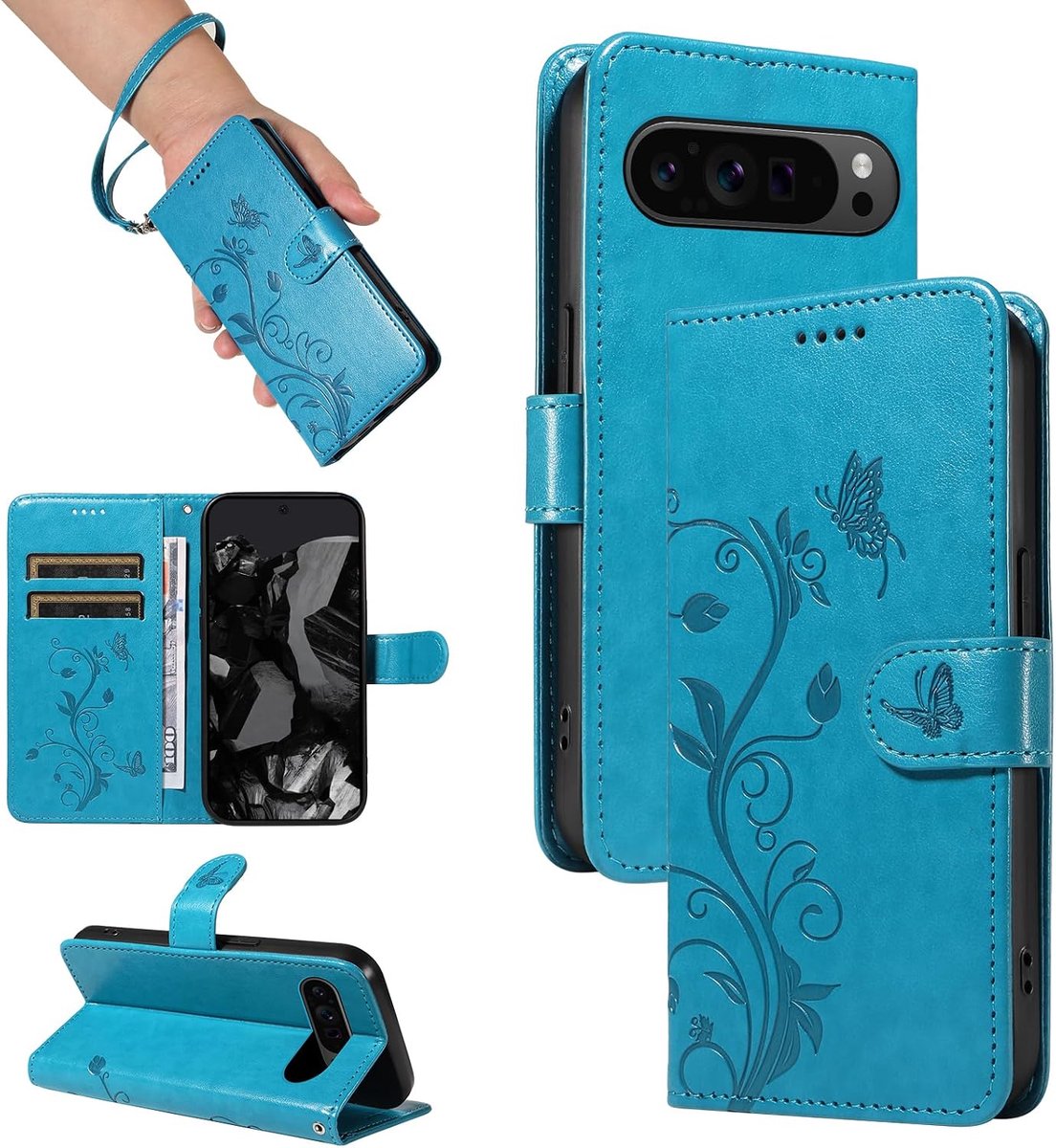Hoesje voor Google Pixel 9 Pro XL, Blauw