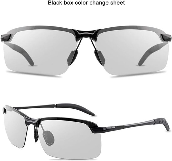 Bril,Mannen fotochromische bril mode verkleurde zonnebril Pilot fotochromic zonnebril — afbeelding 2