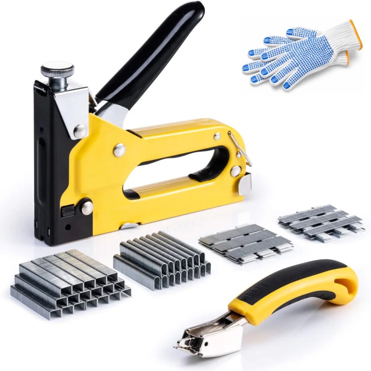 Renew Force Handtacker 4-14 mm – Inclusief 6.000 Nietjes, Nietjesverwijderaar & Handschoenen