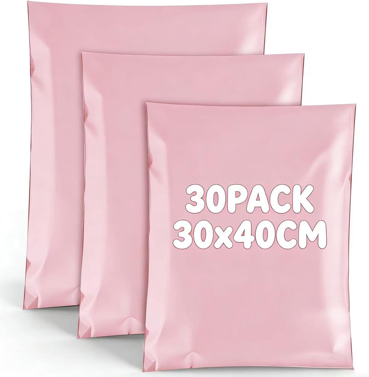 30 Stuks grote plastic verzendzakken 30x40cm