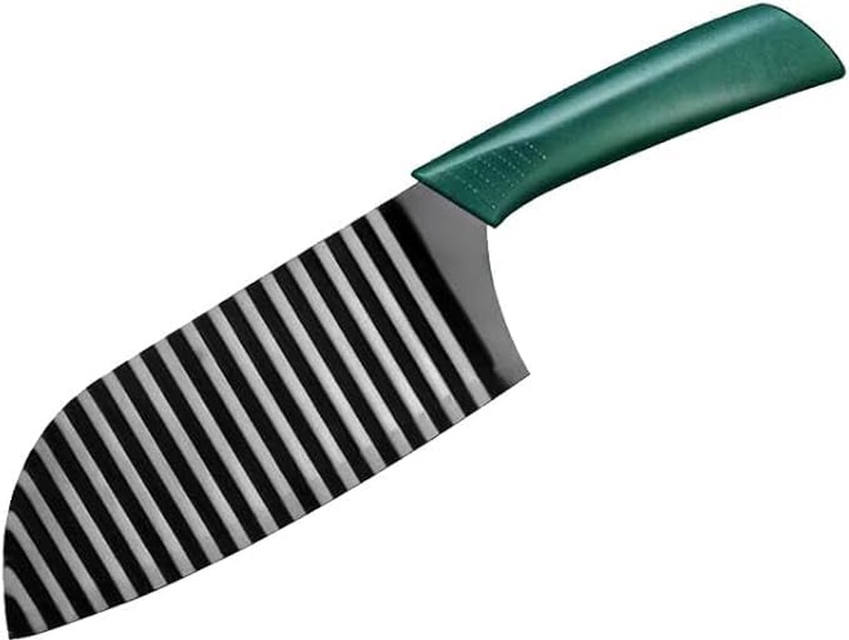 29 cm voor groenten en fruit, lemmet van koolstofstaal voor golfsnijden van aardappelen, wortelen en komkommers, keukenaccessoires voor creatieve voedselbereiding