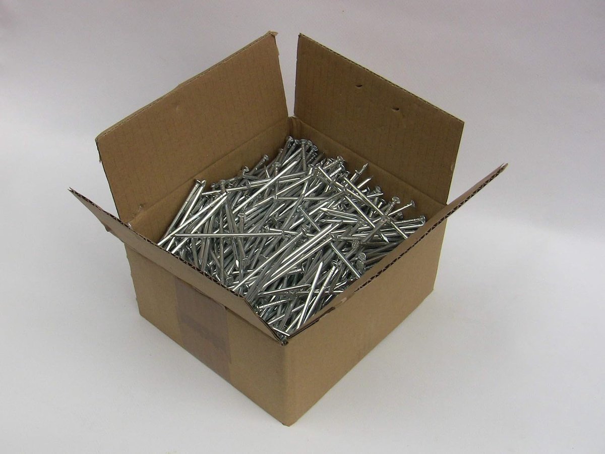 Baunnagels draadpennen - verzinkt - 80mm